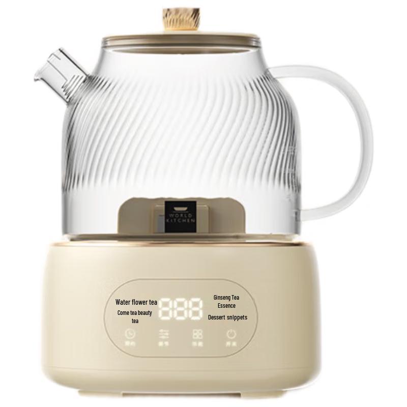 PYREX Corning 1L Glass Health & Tea Pot