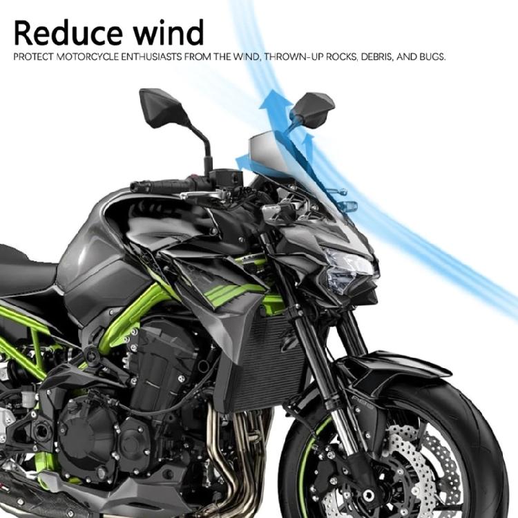 Impact Resistant Motorcycle Windshield Plastic Motorcycle Windscreen Offer Enhanced Protection & Style for Motorbike
