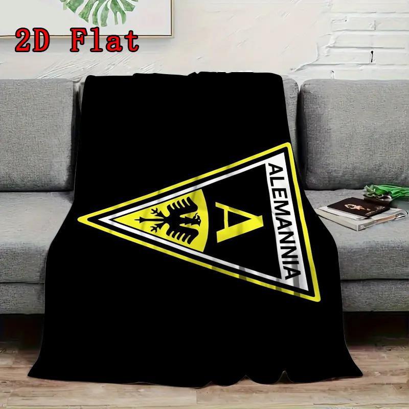 Alemannia 2D Flat Pattern Flannel Blanket High quality All Seasons Warmth and Comfort Perfect for Christmas Gifts.DMT0925078