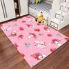 My Melody Strawberry Pink Carpet suitable as a non-slip mat for the living room or bedroom sofa