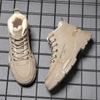 Winter neue Schneestiefel Herren High-Top gefütterte verdickte Baumwollstiefel Britischer Stil vielseitiger Trend Koreanische Version wasserdichte Martin-Stiefel