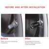 Car Metal Tire Valve Caps Knurled Core Cap Accessories Tire Dust Cap For Infiniti Q50 FX35 Q30 G37 Q70 QX70 G35 Q60 QX50 QX60 tcz1
