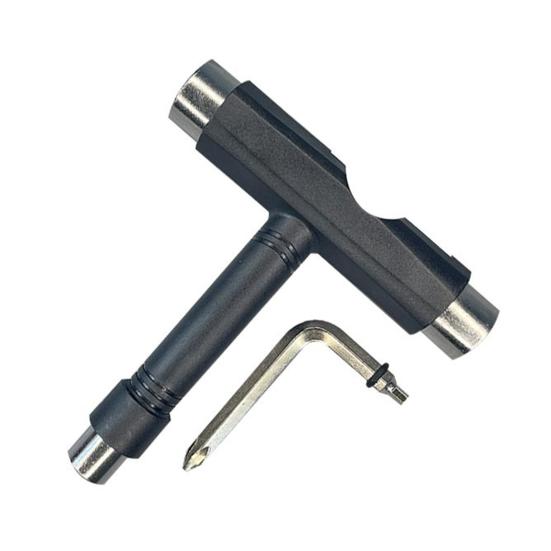 

Инструмент для гаечного ключа для скейтборда Многофункциональная шестигранная отвертка T-типа L-типа Сверхмощные портативные детские инструменты для скейтборда Аксессуары для скейтбордов и лонгбордов чёрный