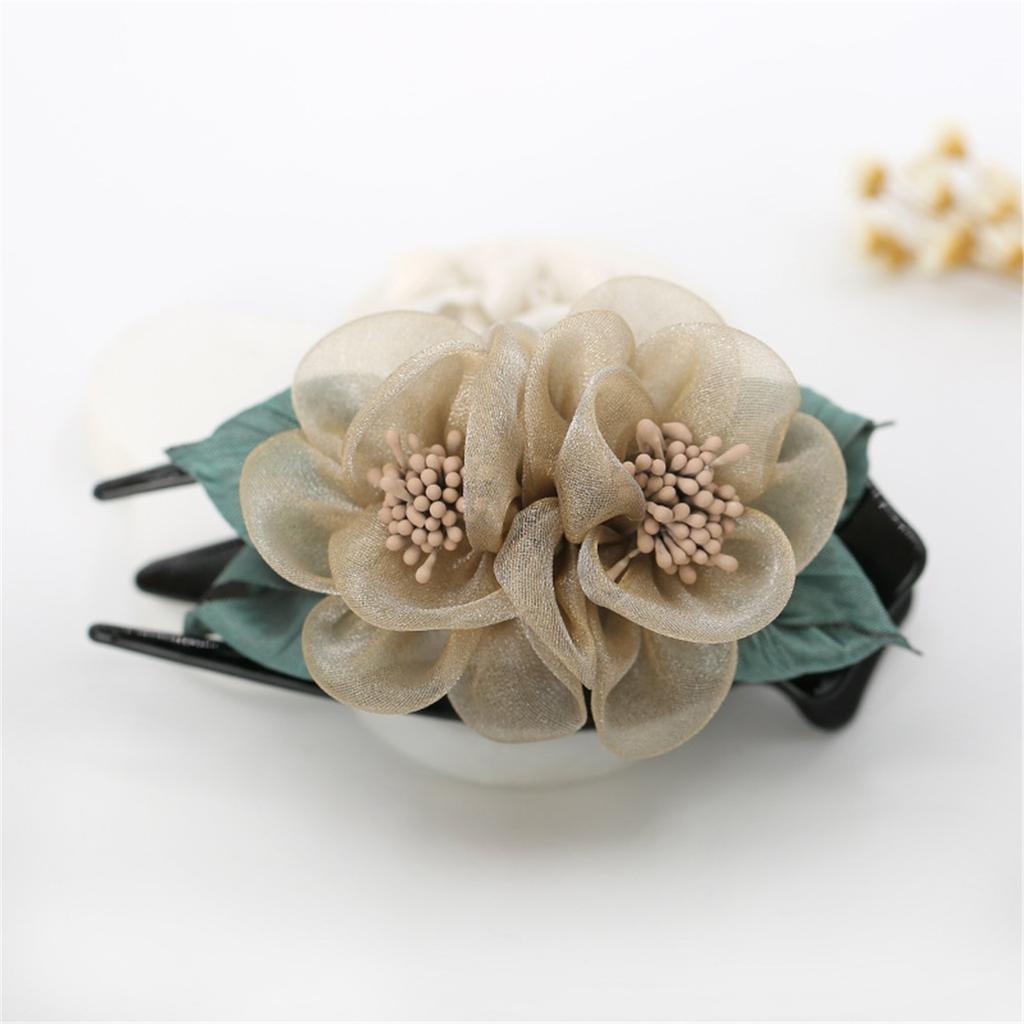 Fashion Women Hairpin Flower Large Duckbill Hair Claw Clip Clamp Headwear Barrettes Hairgrip