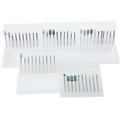 Wolframkarbid-Nagelkunst-Nagelbohrer, elektrische Nagelfeile, rosa, blau, Schleifkopf, Fräser, Werkzeug, Grat-Zubehör