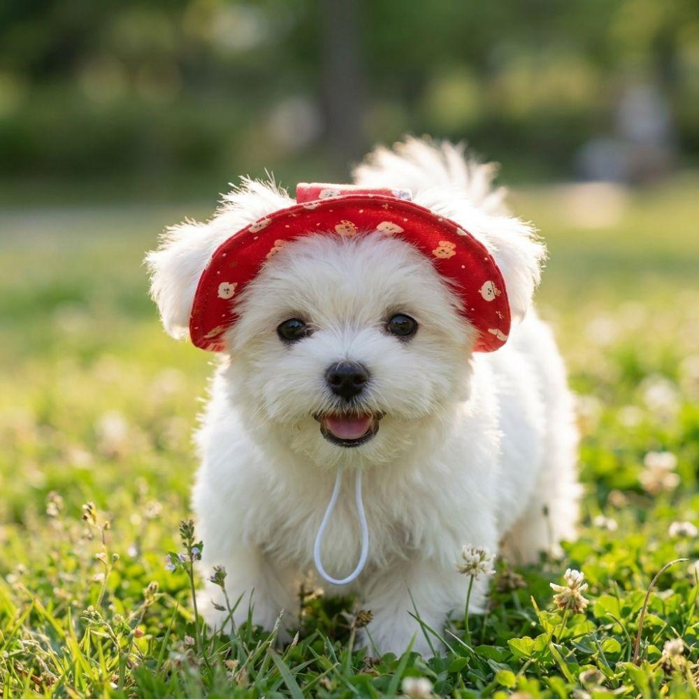 Breathable Dog Fisherman Hat Adjustable Pet Sun Cap Party Photo Dress Cat Sunscreen Hat  Kitten