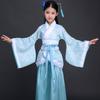 Chinese Style Childrens Hanfu Costume With Taffeta Fabric For Ethnic Dance Performances