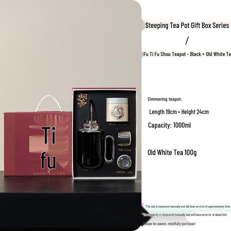 

Yiyan Insulated Teapot with Handle-Lid - Elegant Gift Box for Home or Office