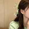 1 Pair Elegant Satin Ribbon Bow Silky Texture Bow Barrettes  for Girls and Women