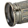 Bronze Metal Shot Glass Embossed Vintage Wine Glass Shot Glasses Retro Whiskey Cup  For Cocktail
