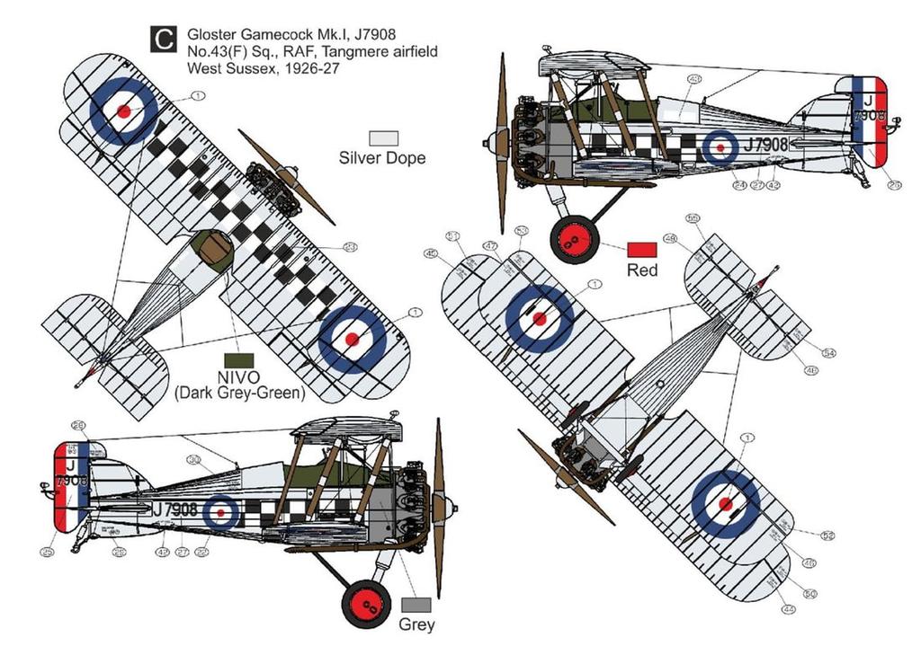 Czech Master Resin Brytyjski Gloucester Gamecock Zestaw Żywiczny (CMR) 1/72 Mk.I CMR72-243 (Samolot)