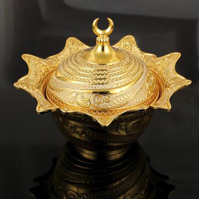 Europäische Spiralmuster Metall Obstschale Nuss Schale Dattelpalme Schale Süßigkeiten Schale Goldene Haus Wohnzimmer Tischdekoration Schmuckstück