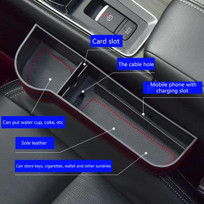 Car Cup Holder Space Utilization Non-slip Improve Auto Convenient Seat Gap Storage Box for Vehicle