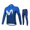 2026 Movistar Team Lange Mouw Wielertruien Ropa Ciclismo Maillot Fietskleding Ademend Mtb Fiets Wielerkleding