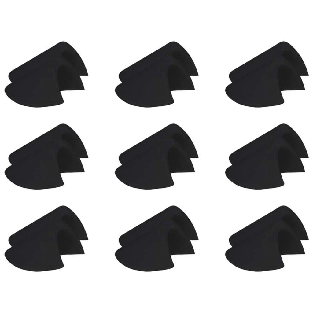 6Pairs Removable Sponge Shoulder Pad Clothing Set-in Shoulder Pad No Sew Required for Women Men Suits Jackets Coats