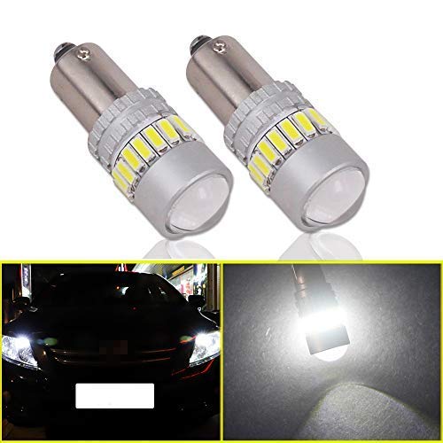 Eseastar BAX9S H6W LED Bulb Position Explosive White License Plate Light Room Lamp Bright