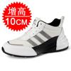 Mesh inner heightening shoes 8CM breathable sports shoes casual dad shoes invisible heightening shoes men's 6 tide