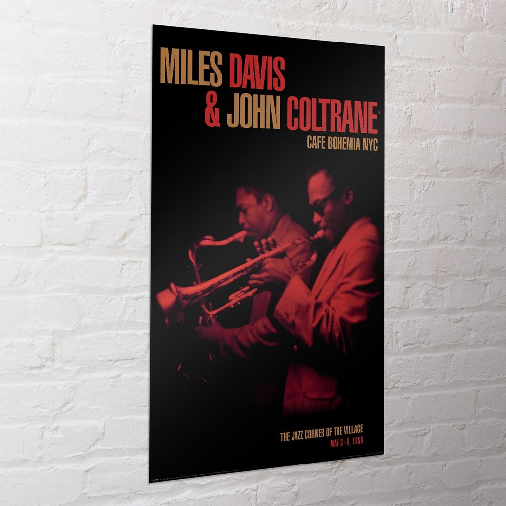 Miles Davis & John Coltrane Cafe Bohemia Maxi Poster