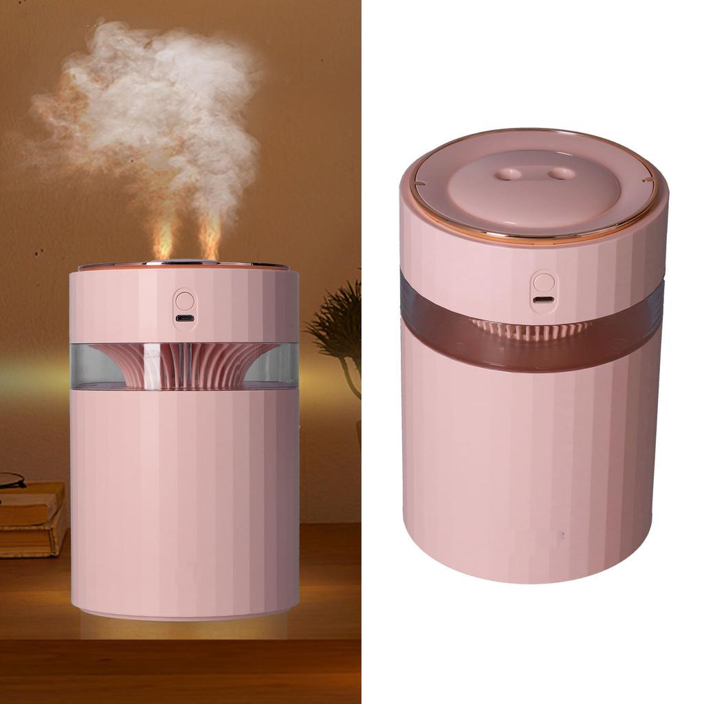 Humidifier Large Capacity Portable 900ml Double Spray Design Desktop Humidifier