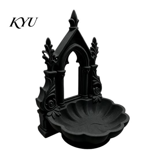 Lolita Room Accessories 3D Printed Gothic Arch Jewelry Tray, Medieval Church Style Trinket Decorative Storage Dish Dish, Vintage Tray for Rings