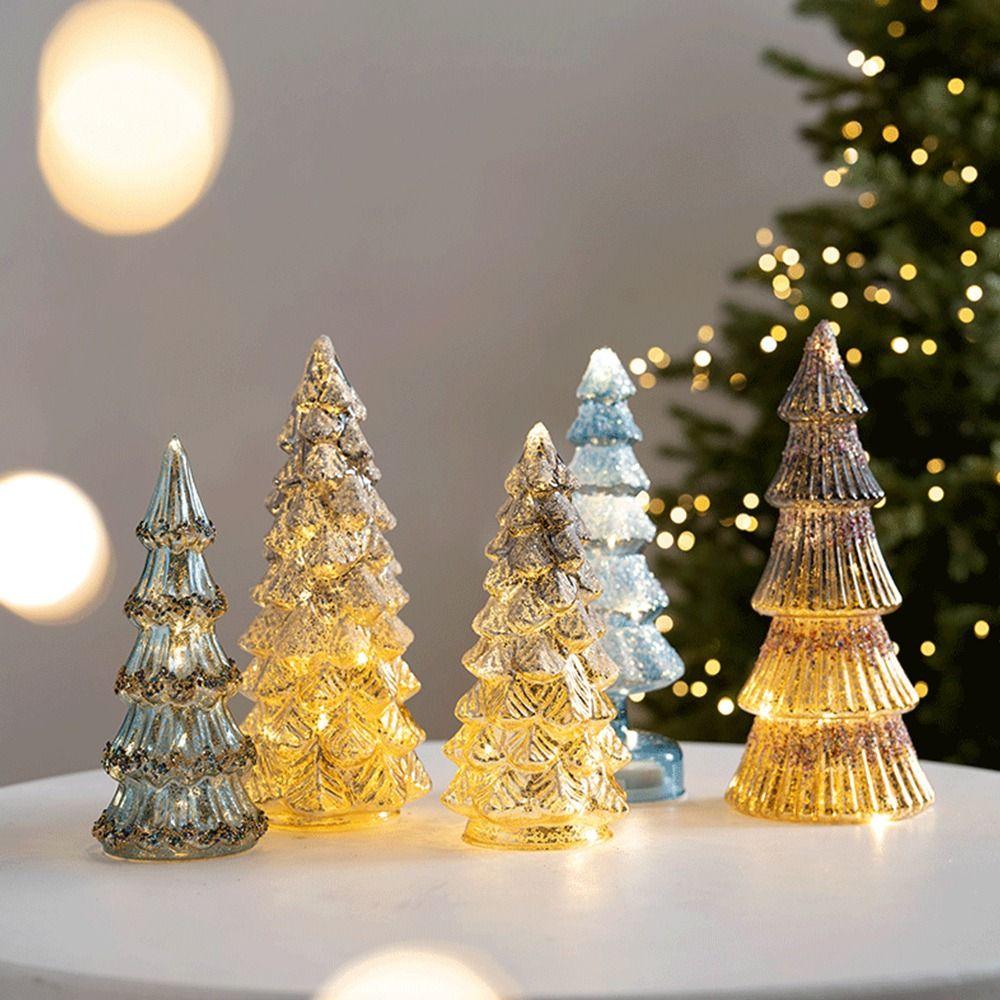 Rotating Christmas Tree Light LED Lamp Christmas Ambient Lighting  Festival Favors