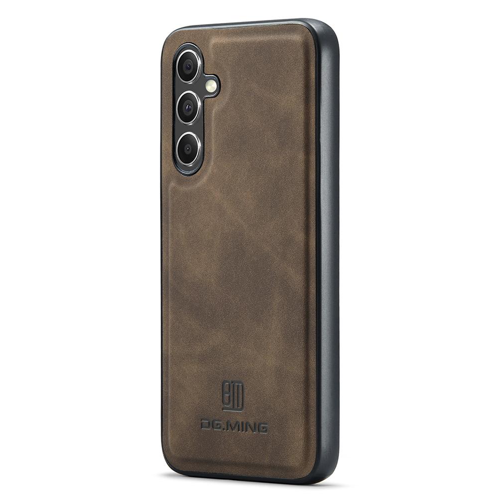 DG.MING PU+PC+TPU Case for Samsung Galaxy A34 5G Protective Case Drop-Proof Phone Cover