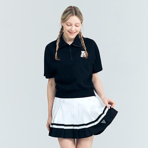 AVAVE Women'S Two-Tone Pleated Skirt White