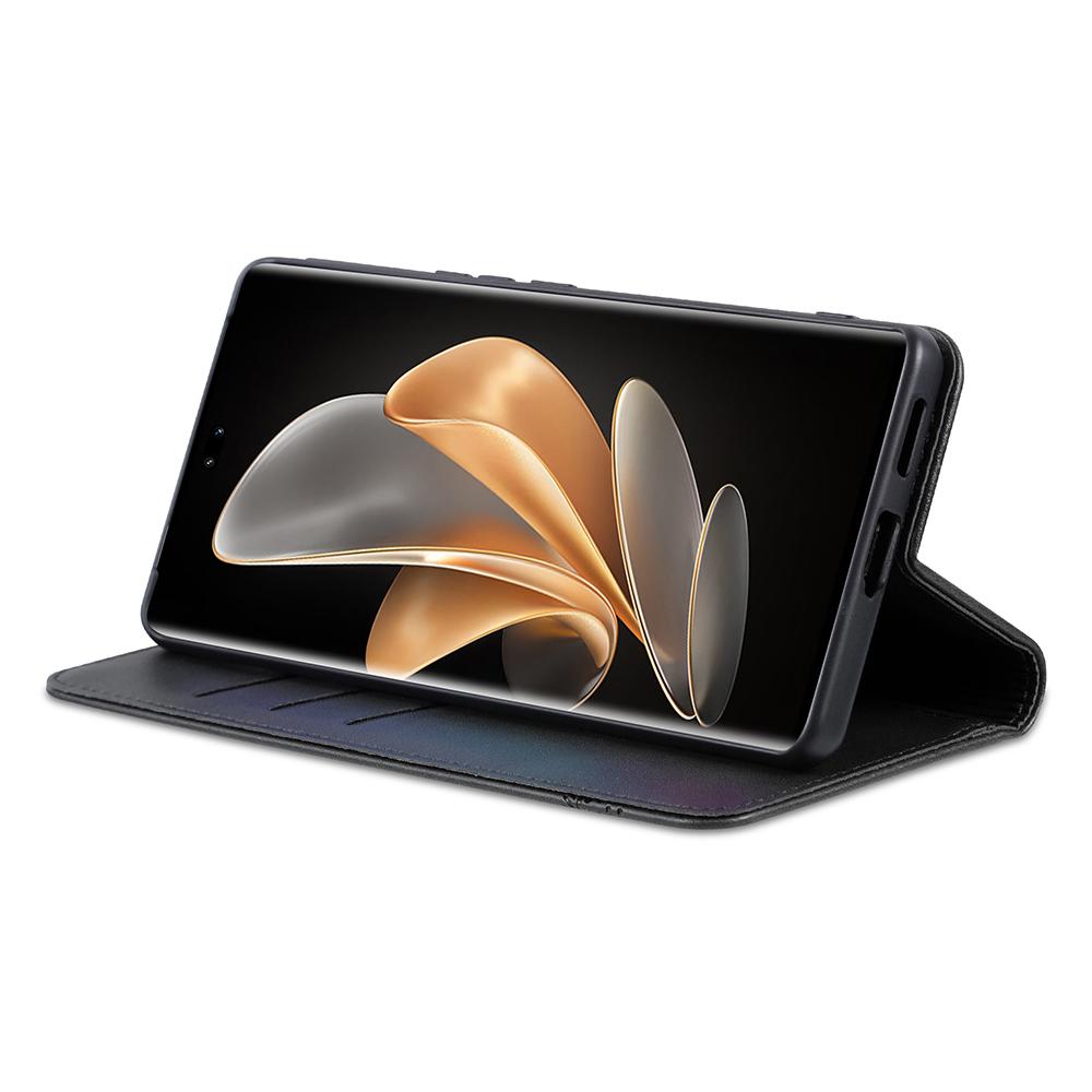 For Honor X60 Pro 5G Case Cowhide Texture PU Leather Wallet Phone Cover