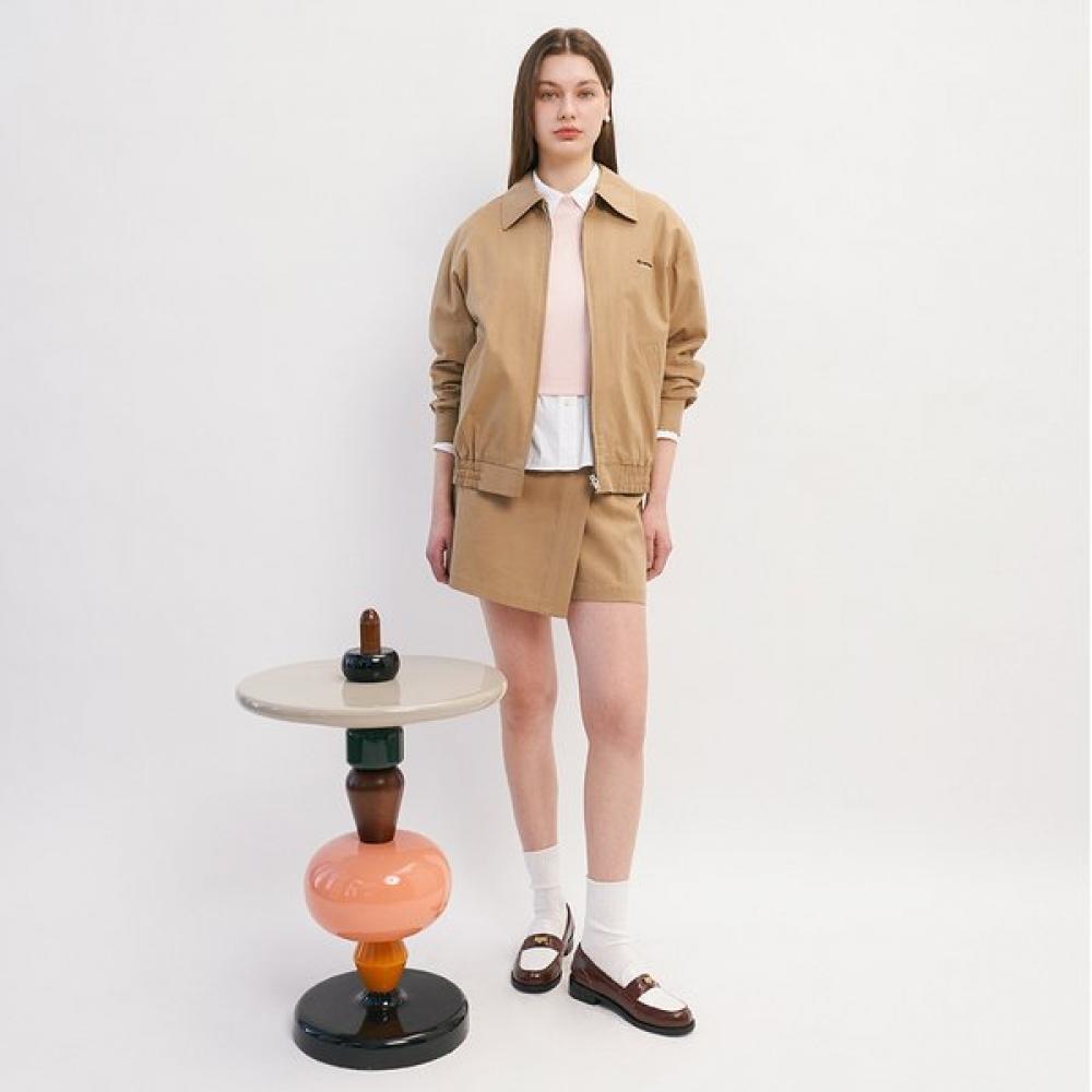 Olive Des Olive Semi A Line wrAp Short pAnts M204