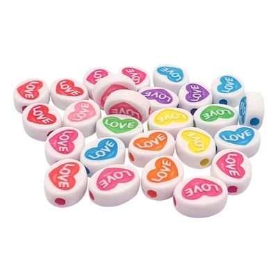 Perlen LOVE 1,2 x 0,9 x 0,4 cm 40 g