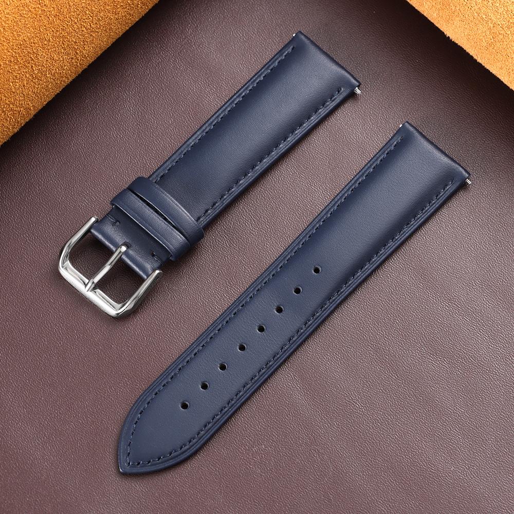 Genuine Calfskin Watch Strap for DW Soft Casual Leather Replacement Wristwatch Band Men's 18mm 19mm 20mm 21mm 22mm Watchband