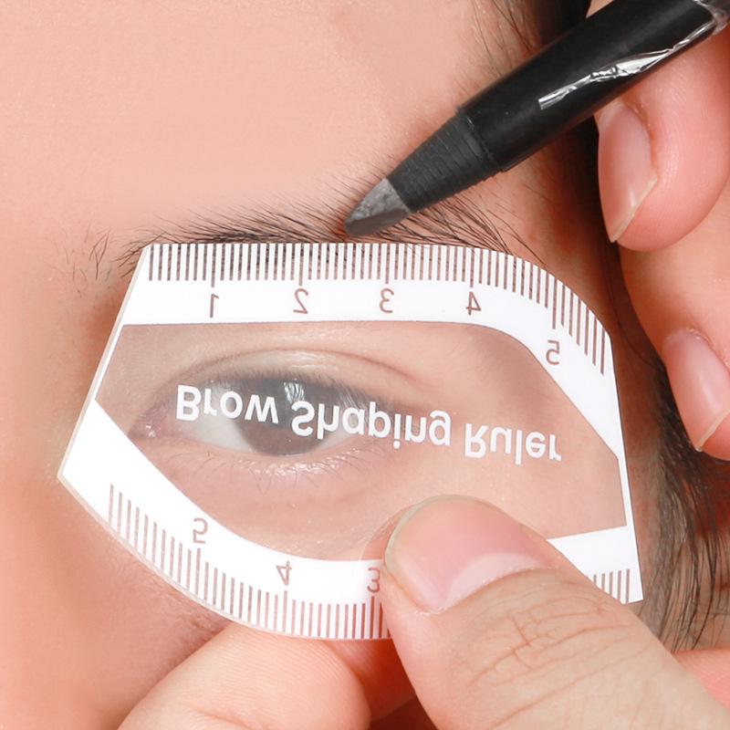 Brow Mapping Ruler Eyebrow Shaping Ruler 1 Minute Fast Drawing Design Brow Easy Tool Microblading Permanent Makeup Stencils