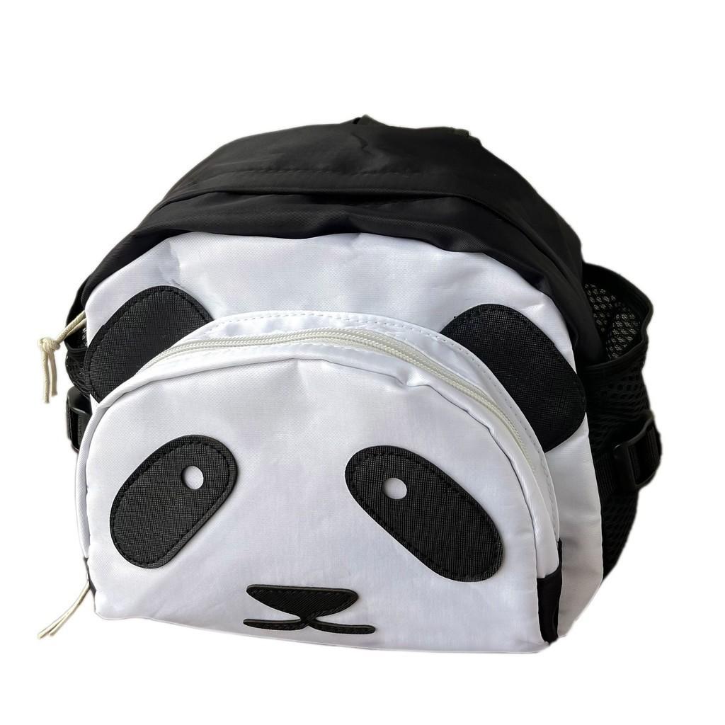 Adorable Cartoon Panda Canvas Backpack For Boys And Girls Age 3 To 6 Years