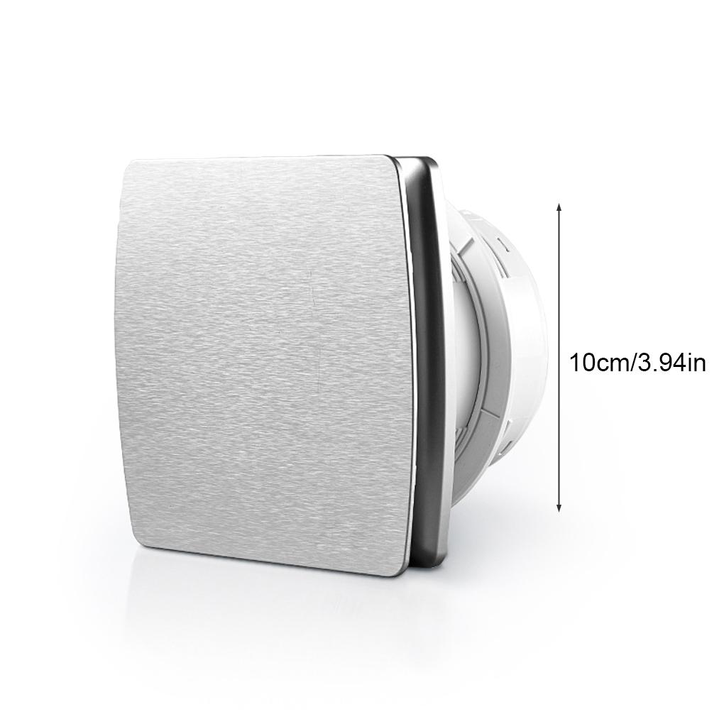 Bathroom Exhaust Fan 4 Inch Outlet Waterproof Air Window Wall Replaceable Improvement Vent Extractor Office