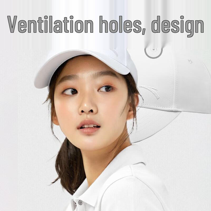 ANTA Breathable Embroidered Sports Baseball Cap One Size
