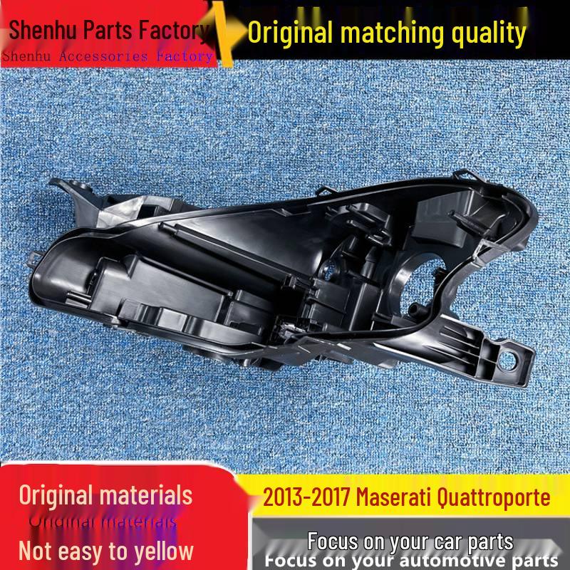 

Maserati Quattroporte 13-17 Headlight Rear Base Black Shell Assembly Passenger side front