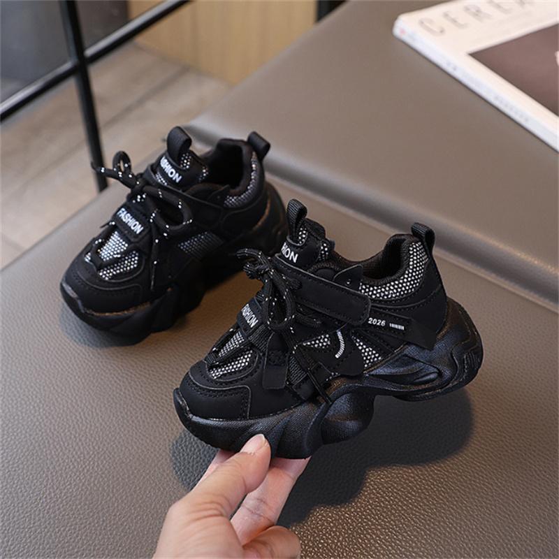 New Spring Children Shoes Mesh Breathable Kids Sport Shoes Soft Sole Non-slip Fashion Toddler Boys Girls Sneakers EU 21-30