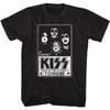 KISS Rockandroverover Graphic Print Summer Autumn Winter Mens and Womens Short Sleeved Tshirt Casual Loose Outdoor Street