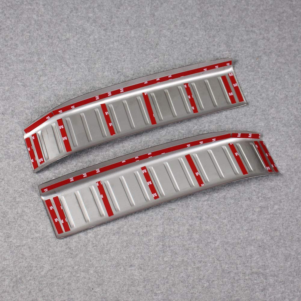 RUIQ Stainless Steel Interior Luggage Kicking Plate Rear Inner Scuff Guard Protective Designed Exclusively for the New Mazda DM Series Plate/Scuff