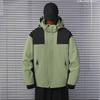 Padded-on men's thickened fleece cotton jacket couple's windproof and water-proof graphene inner padded jacket