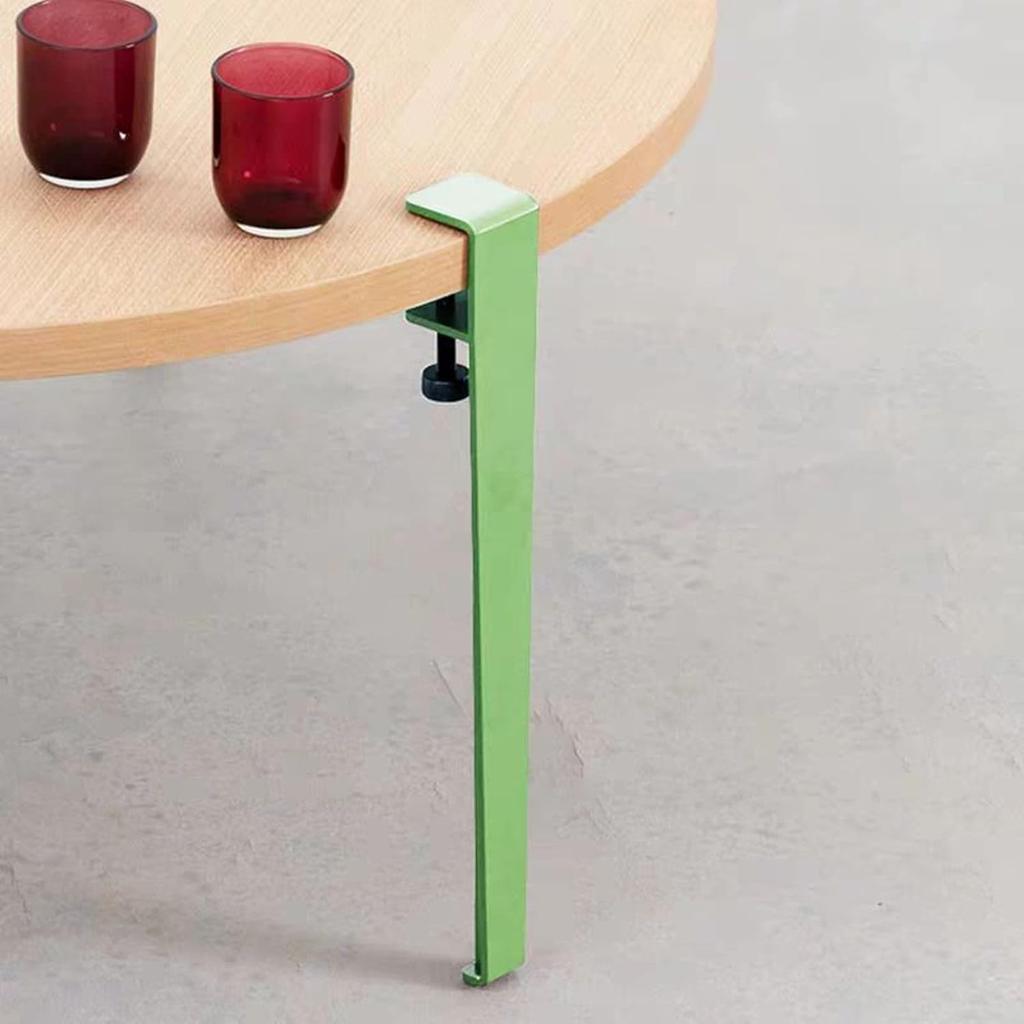 4 Stück Metall-Tischklemmenbeine,Verstellbare Kaffeetischbeine,F-Form Esstischfuß,Eisen Werkbankstützbeine,DIY Bartische Beine,Kein Bohren Design,mit