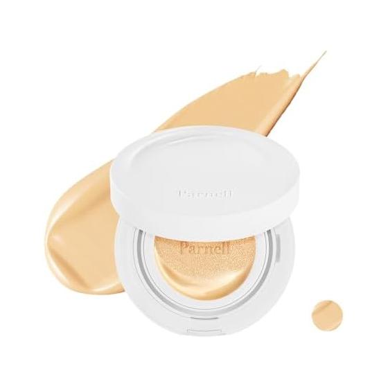 Parnell Shikamanu Serum Cushion Foundation #21 Fair Ivory Light Natural Cover Soothing Gloss Air Cover No Unevenness or Makeup Buildup Adhesive Base