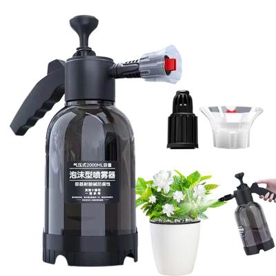 Car Wash Sprayer Can Manual Pump 2L Foaming Sprayer Pressure Bottle Pump Sprayer Car Detailing With Two Nozzles Options