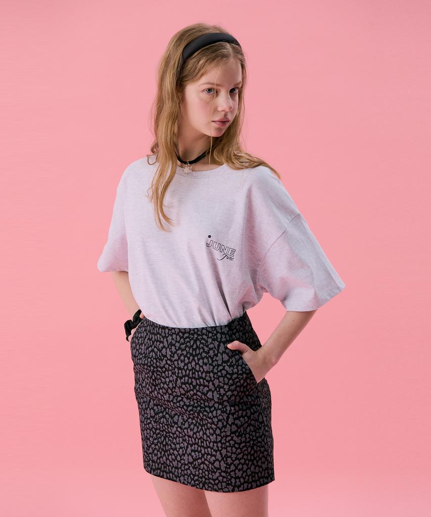 Jun Jun Space Vol11.Leopard Mini Skirt_Black(Vol11.Leopard Mini Skirt_Black)