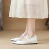 Autumn Pointed Head Shallow Mouth Single Shoes Women's Soft Sole Non-slip Inner Height Increase Small Size 33 Versatile Ladyshoes