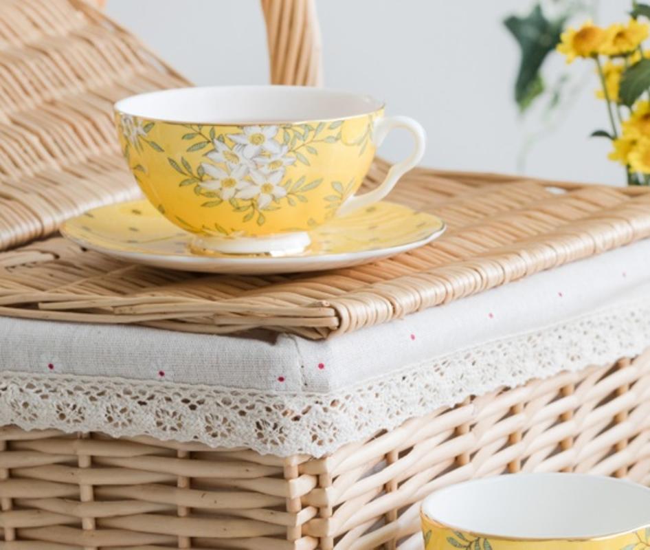 English afternoon tea suit, Bone coffee suit, European luxury ceramic coffee cup, small and exquisite.