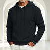 Men's Lined Hoodie Color Casual Pullover