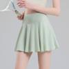 Women's High Waist Pleated Tennis Skirt - 2024 Summer Yoga Fitness Skort for Running, Anti-Exposure Design