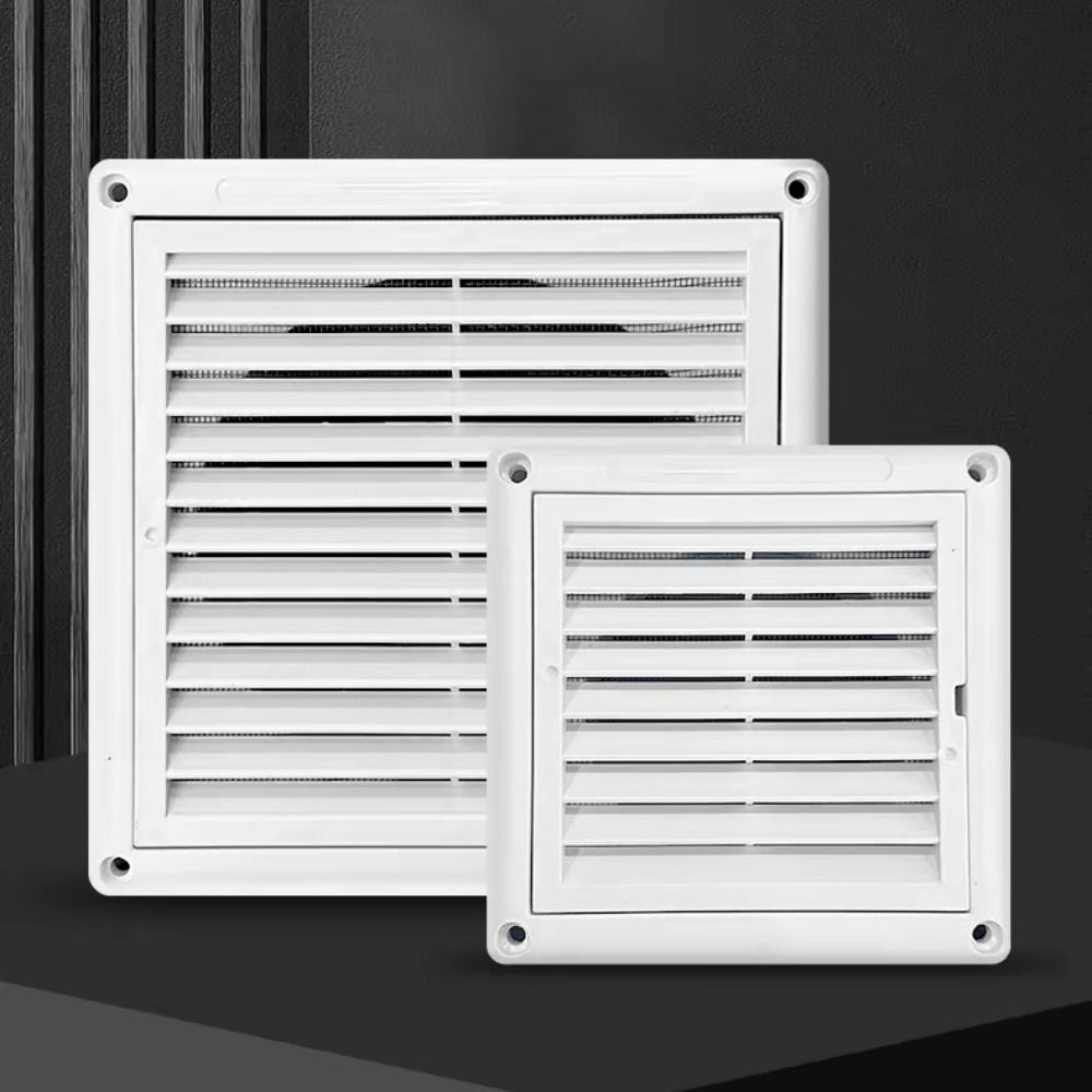 Plastic Vent Grille Square Pipe Vent Easy Install Wall Vent