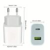 USB C Charger Block   Power Adapter Wall Charger, Double Fast Plug Charging Brick for iPhone 14/14 Pro/13/12/11/XS